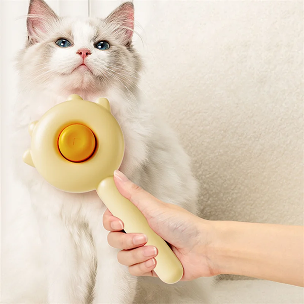 2-in-1 Pet Hair Remover & Massaging Comb for Cats and Dogs